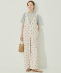 Polka Dot V-Neck All-In-One