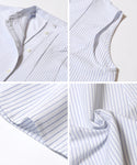 [EAZY TEX] Sleeveless Tuck Flare Blouse