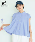 [EAZY TEX] Sleeveless Tuck Flare Blouse