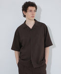 [Linen-Like] Men's Short Sleeve Shirt