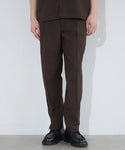 [Linen-Like] Men's Single Pleat Tapered Pants