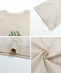 Mini French Terry Short-Sleeve Top