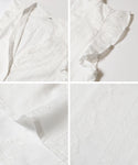 [Cotton Lace] V-Neck Blouse