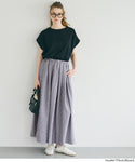 [Seersucker] Flared Skirt
