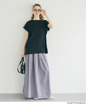 [Seersucker] Flared Skirt