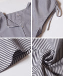[Seersucker] Gathered Blouse