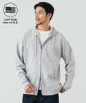 [Kapas Dari A.S.] Hoodie Zip Berkembar Lelaki