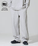 [Cotton From The U.S.] Men's Sweatpants Wide Leg