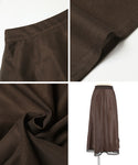 [Mesh] Flared Maxi-Skirt