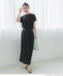 Cotton mock neck T-shirt