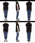 Cotton mock neck T-shirt