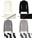 [Markdown] high neck ribbed knit top
