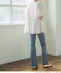 [Sale] Frill-trimmed Cotton Top