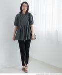 [Sale] Frill-trimmed Cotton Top