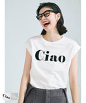 roll up logo t-shirt