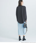 dolman long sleeve logo t-shirt