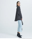 dolman long sleeve logo t-shirt