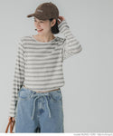 [Markdown]  long sleeve round hem top