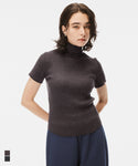 Turtleneck Short Sleeve Knit