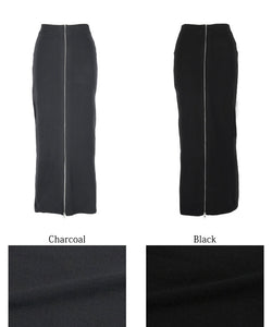 [Sale] Zip Up Knit Skirt
