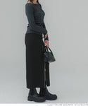 [Sale] Zip Up Knit Skirt