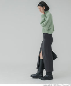 [Sale] Zip Up Knit Skirt
