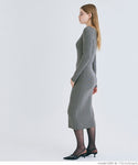 Pakaian midi ribbed