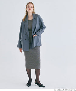 Pakaian midi ribbed