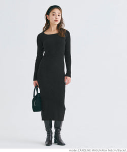 Pakaian midi ribbed