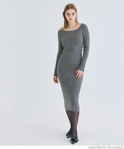 Pakaian midi ribbed