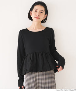 [ Sale ] Balloon docking hem T-shirt