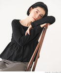 [ Sale ] Balloon docking hem T-shirt