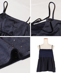 Rhinestone Velour Camisole