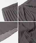 Pleated Flared Skirt