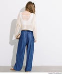[Self-Cut] Slim Pleated Pants with Pockets