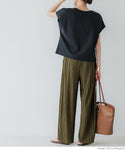 [Self-Cut] Slim Pleated Pants with Pockets