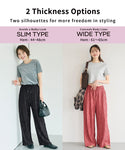 [Self-Cut] Slim Pleated Pants with Pockets