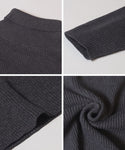 Men's Ribbed Turtleneck Knit
