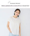 [COTTON from the U.S.] French Sleeve T-Shirt