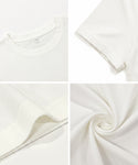 [COTTON from the U.S.] French Sleeve T-Shirt