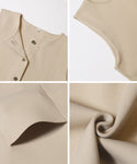Gold Button Knit Vest
