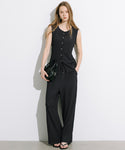[Textured Wave] Wide Pants