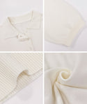 Polo Knit Top