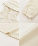 [UV Protective] Gathered Hoodie