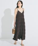 Irregular Pleated Camisole Dress