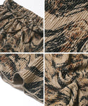 Marble Print Pleated Easy Pants