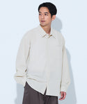 Men's Asymmetrical Mesh Long-Sleeve Shirt