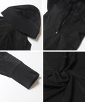 [PERLINDUNGAN UV] Hoodie Tinggi-Rendah