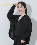 [PERLINDUNGAN UV] Hoodie Tinggi-Rendah