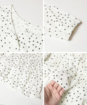 [Sheer Georgette] Cardigan Frill